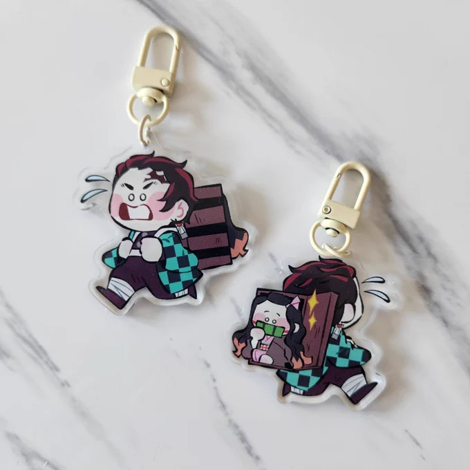 New keychains have arrived  I will selI these in Otakuthon first. They will be updated on my sh0p in Sep~