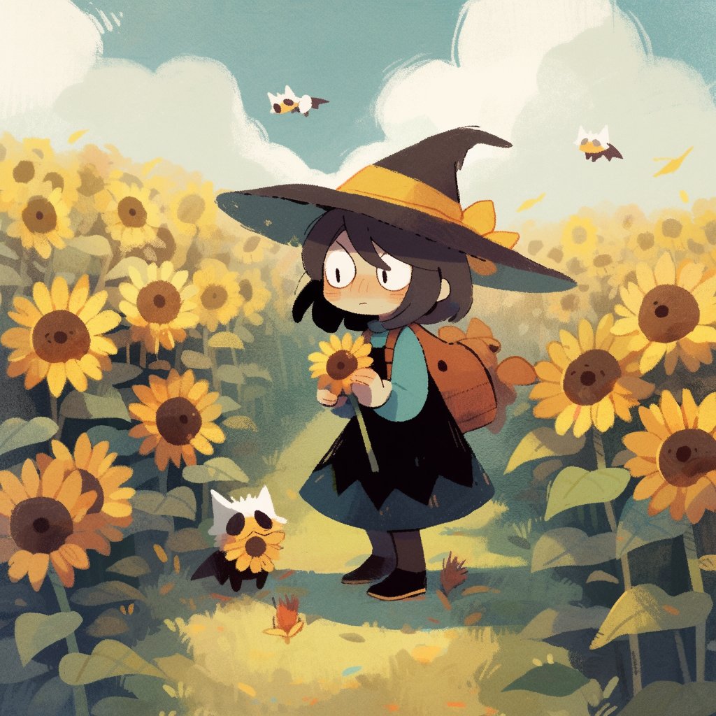 EmiSunflowerBee's tweet photo. @icreatelife I used the cute version of niji for these 🥰 https://t.co/BVnHmTnjmm