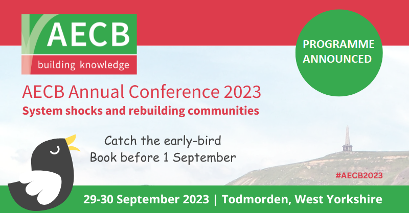 AECBnet's tweet image. Last week to catch the #AECB2023 early bird: Book before Friday to save! Meet with AECB members for thought-provoking talks, workshops and case studies. Download the full programme and register at bit.ly/AECB2023