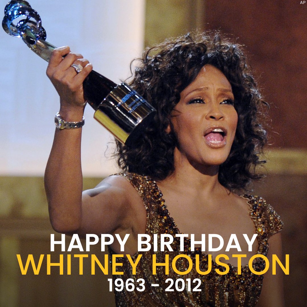 FOX19's tweet photo. Happy birthday in memory to Pop singer/actress Whitney Houston. https://t.co/4RSqeUEcyu