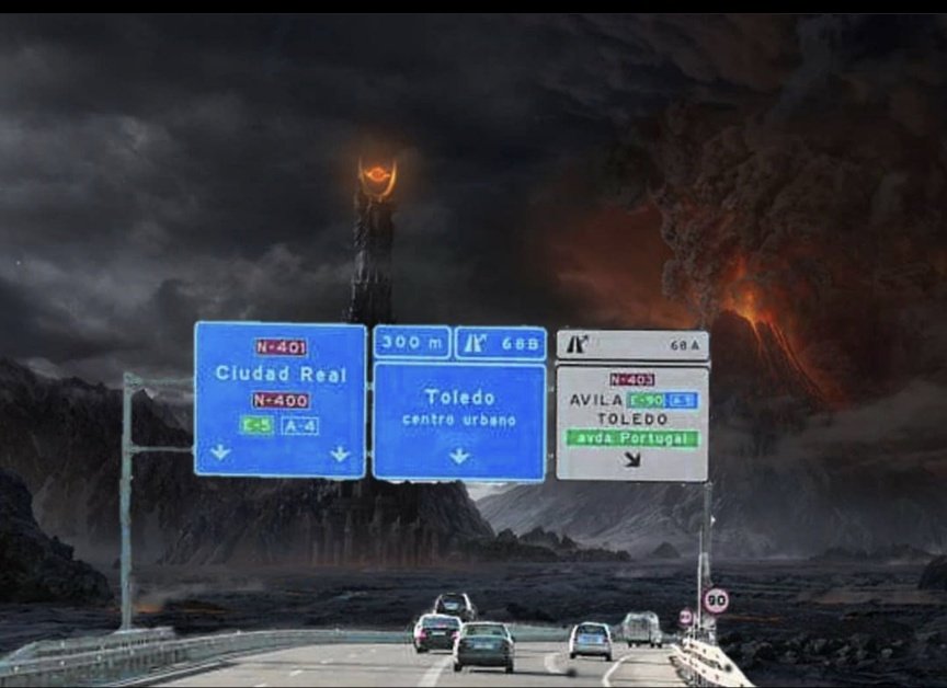 MemesToledo's tweet photo. Llegando a Mordor https://t.co/9H4qQRugMW