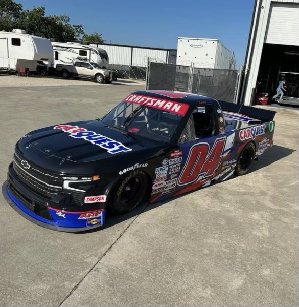 Looking forward to getting back behind the wheel of the no. 04 <a href="/Carquest/">Carquest Auto Parts</a> <a href="/TeamChevy/">Chevrolet Racing</a> for <a href="/RoperRacingTeam/">Roper Racing</a> this weekend at LIRP. Thank you to the entire Roper family for this opportunity

<a href="/NASCAR_Trucks/">NASCAR CRAFTSMAN Trucks</a> | <a href="/NASCAR/">NASCAR</a>Roots | @NASCAR |