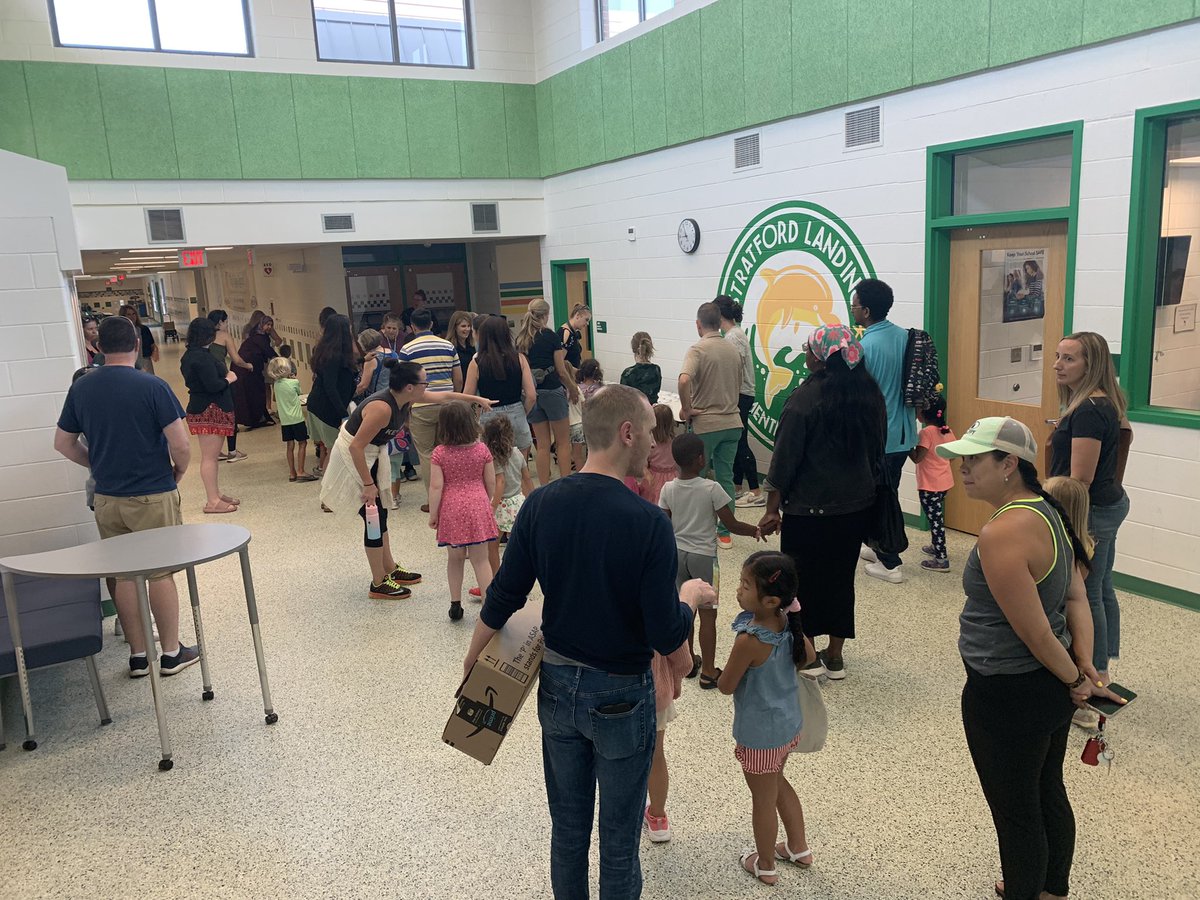 Kinder Jump Start is a go! 2 days of practicing school helps makes the first day a piece of cake. Bubbles and Waverly are giving high-fins to all our new dolphins. Much appreciation to our dedicated staff that are ending their summer early to ensure a great transition for our Ss.