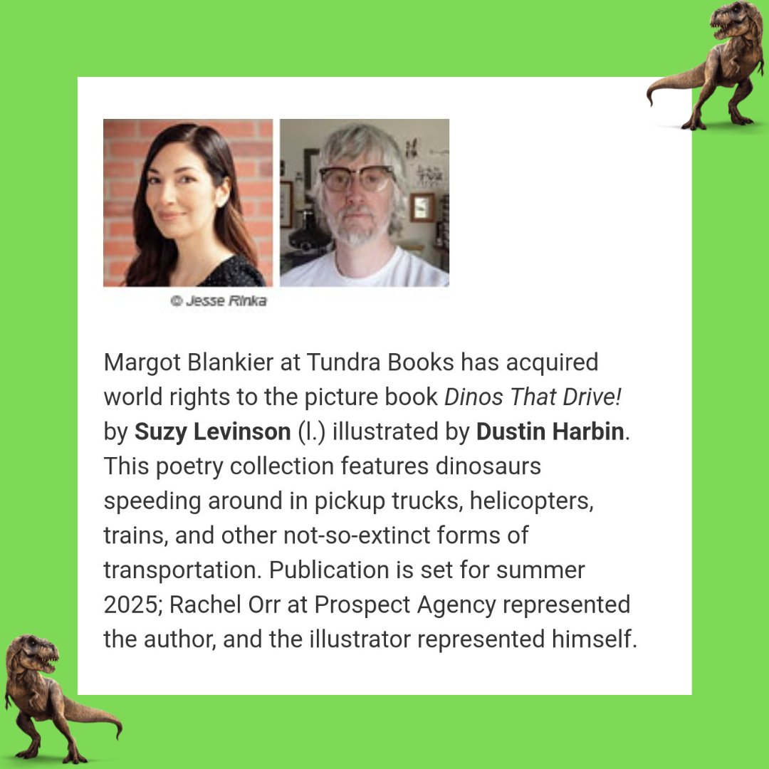 A new BOOK!!! #Poetry! Cool #art! #Dinosaurs! I'm so happy to be working with @dustinharbin, Margot, and the whole awesome @TundraBooks team! Thanks to @rachelprospect for always encouraging my weirdest ideas!
🥳🦖🎉
#picturebook #pb #KidLit #poetryforkids #poem #poemsforkids