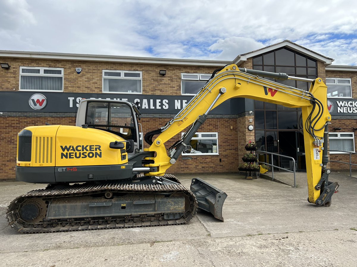 For Sale: 2021 Wacker Neuson ET145 Tracked excavator, 15800kg operating weight, 55kw engine, climate control, single &amp; double acting lines, Hydraulic Q-hitch. Only 669 hours &amp; in great condition. Call the team on 01642 676698. £75,000.00  + VAT