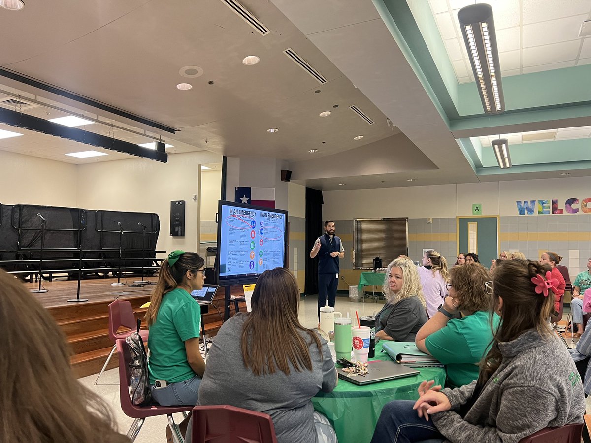 Mr. Williams briefing our campus on safety and security.