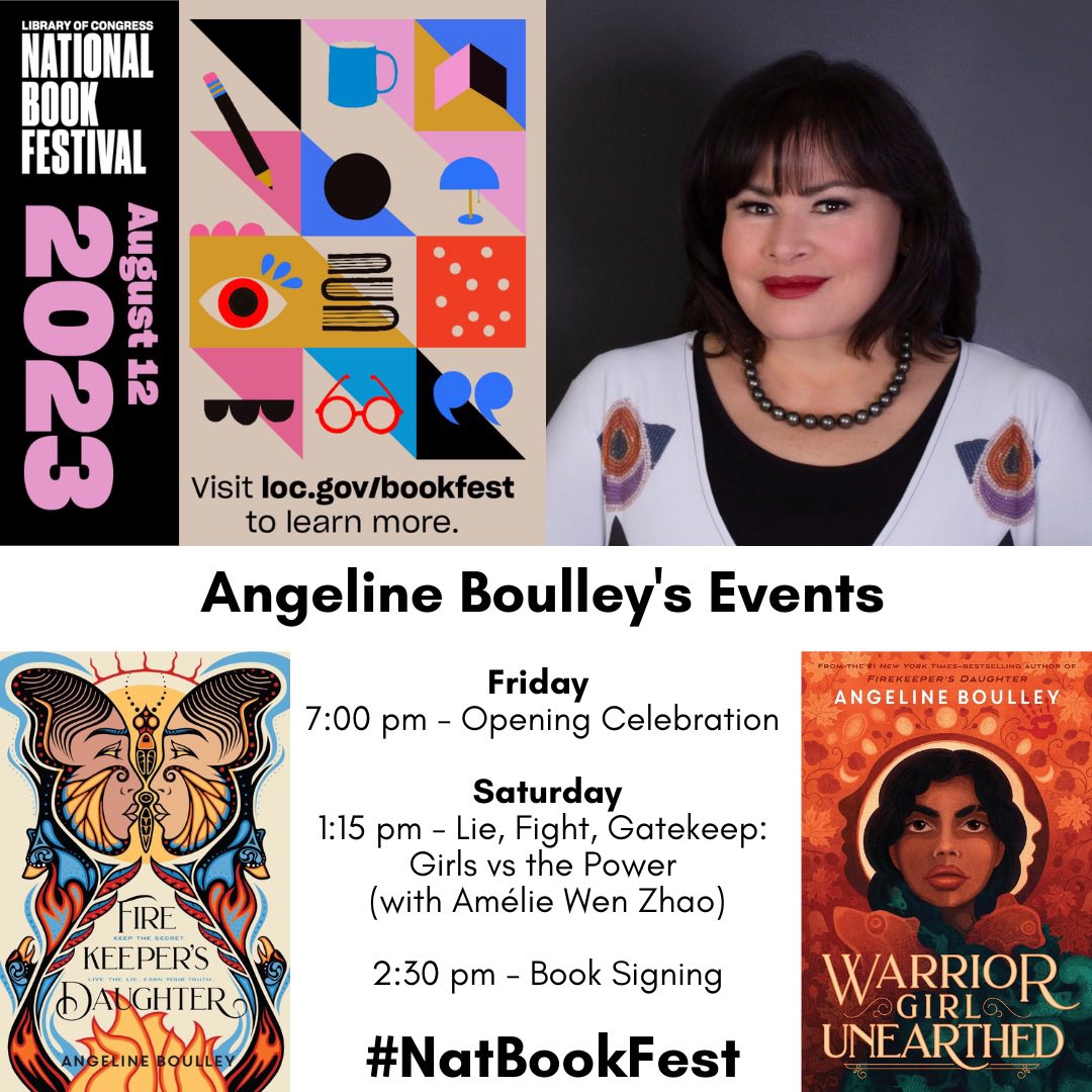 Longtime dream coming true! I’m a Featured Author at the National Book Festival in DC this weekend 🏛️
#NatBookFest #FirekeepersDaughter #WarriorGirlUnearthed #AncestorsBack #NAGPRA #INDIGENOUS #NETFLIX