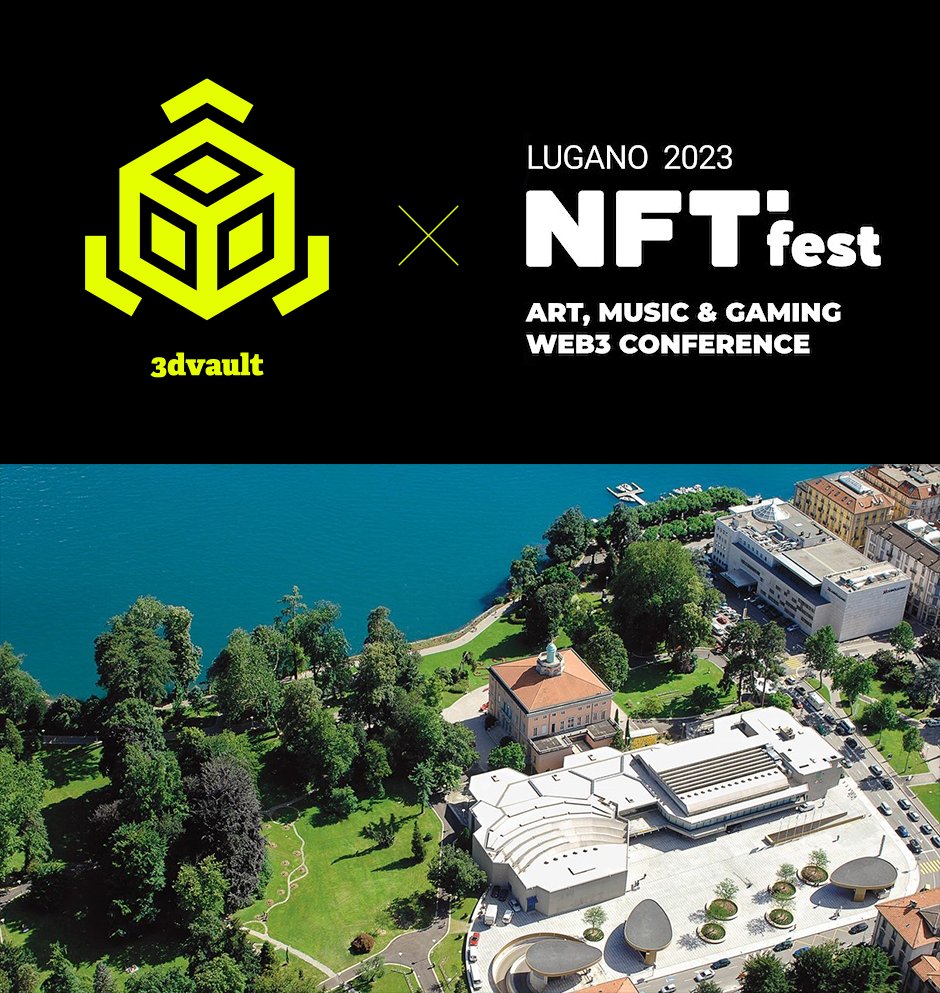 We are super excited to announce that our founder <a href="/skullfolks/">⚡️ skull±folks⚡️</a> will be a SPEAKER on stage at the NFT FEST conference in Lugano - Switzerland, the blockchain beating heart of Europe.

During this major event, he will be honoured to present-and-represent our massive 3DVAULT collab,