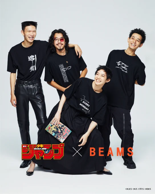 【定期購読者向け発売中!】  週刊少年ジャンプ55周年記念 "EVERY MONDAY"Tシャツ 連載陣描きおろし21種  激アツグッズを絶対GETしよう!  ▼購入ページへ▼  #ジャンプ #BEAMS #エブマン #EVERYMONDAY
