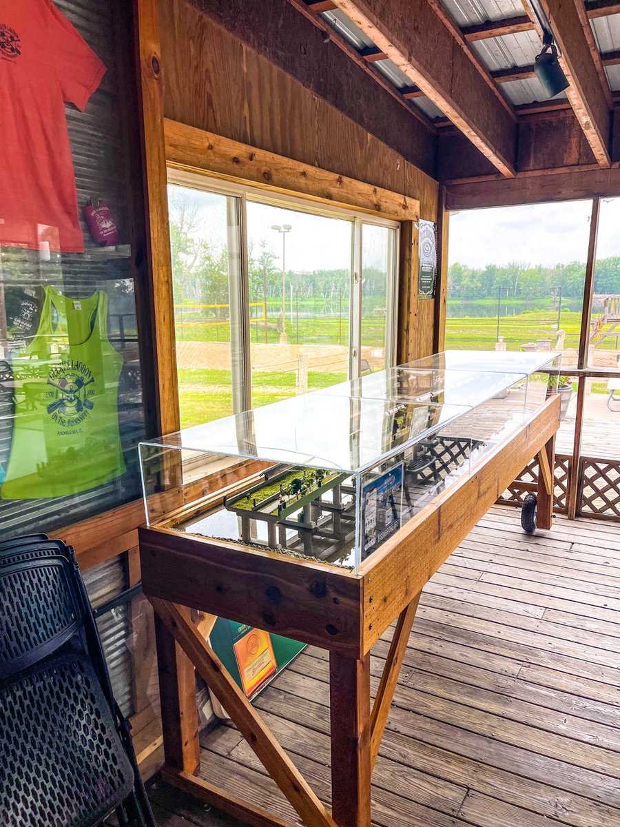 BisonBridge's tweet photo. Our roaming Bison Bridge model has landed at its next temporary hangout - Ducky's Lagoon in Taylor Ridge, IL! 🦬 🍻

#bisonbridge #jointheherd #duckyslagoon https://t.co/02nvUHKc3Q