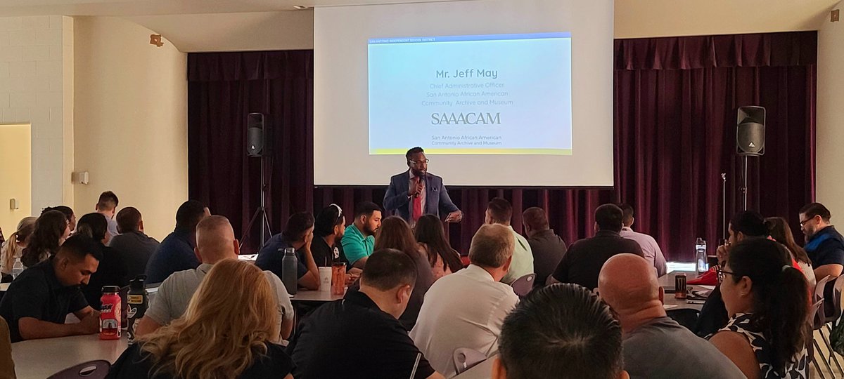 Sara George (@sarageorgetx) on Twitter photo Guest speaker Mr. Jeff May from the SA African American Community Archice & Museum opened up a powerful day of learning for <a href="/SaisdSocial/">Social Studies, SAISD</a> Curriculum Day! Thank you for your work and for joining us today @archivemuseum <a href="/SAISD_CI/">SAISD Curriculum, Instruction, & Assessment</a> Guest speaker Mr. Jeff May from the SA African American Community Archice & Museum opened up a powerful day of learning for <a href="/SaisdSocial/">Social Studies, SAISD</a> Curriculum Day! Thank you for your work and for joining us today @archivemuseum <a href="/SAISD_CI/">SAISD Curriculum, Instruction, & Assessment</a>