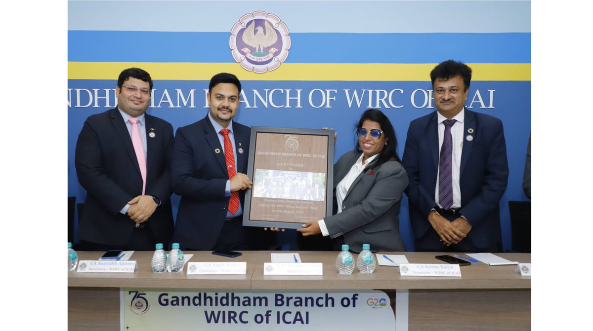 arpitkabra25's tweet image. Nurturing Connections and Knowledge Sharing! Team WIRC had the privilege of visiting the Gandhidham branch, where a seminar on 'Puzzling Points in Tax Audit' ignited enlightening discussions.

#WIRCVisits #KnowledgeExchange #ProfessionalUnity