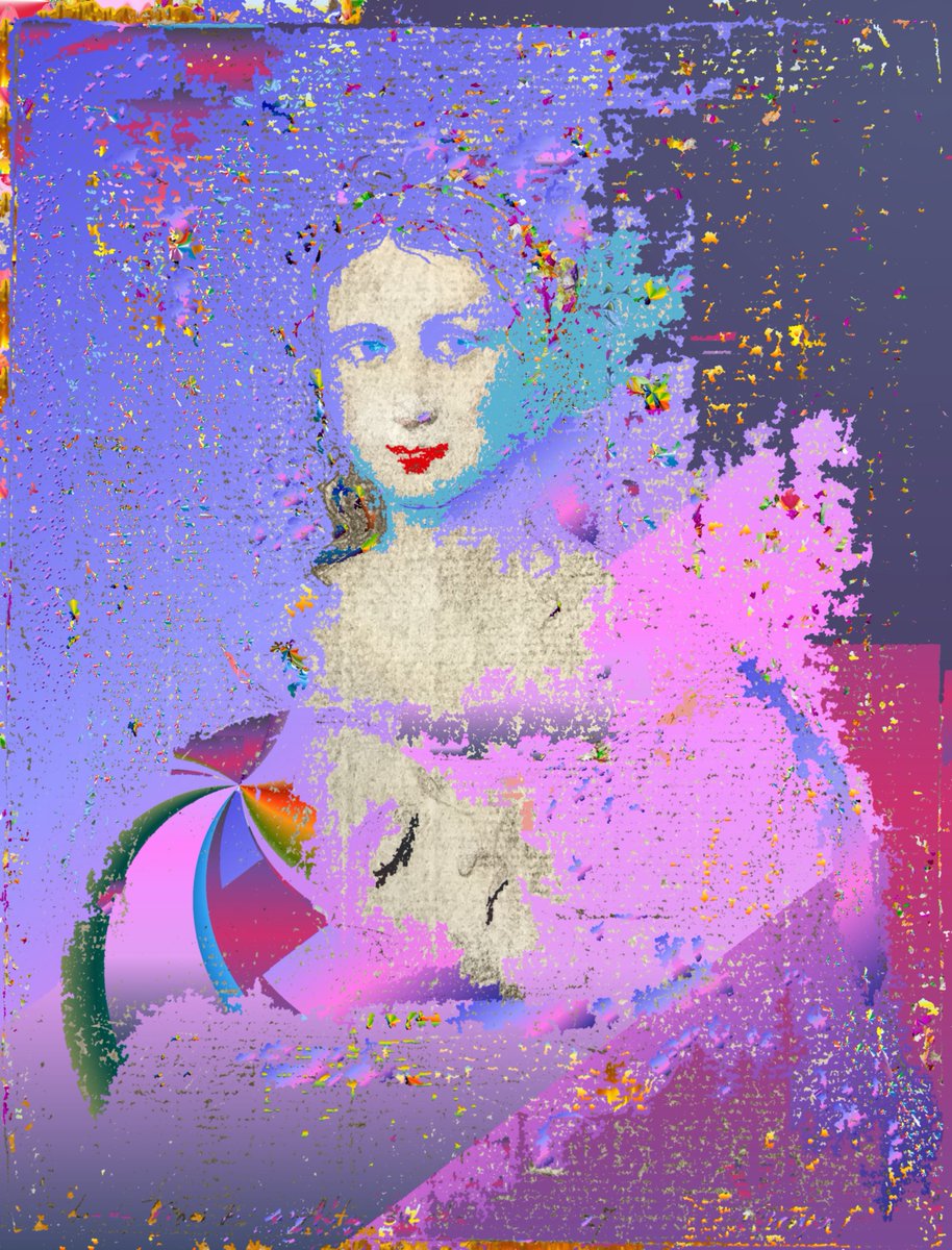 wbmetart's tweet photo. The Gift, original digital art....This is my perspective of the 17th century painting, Salome with the Head of John the Baptist. https://t.co/45MNFam9NB https://t.co/OjhPYkgyCG
