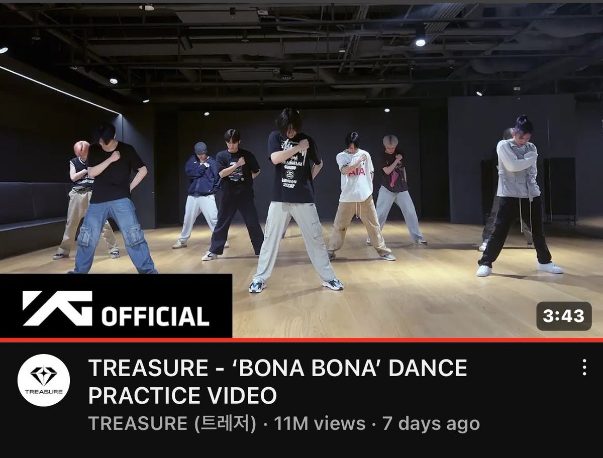 matetsushi's tweet photo. wait a minute, BONA BONA DANCE PRACTICE VID REACHED 11 MILLION VIEWS IN ONE WEEK?!? 😭 https://t.co/tbVGD4HbVu