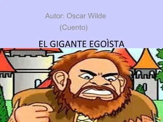 #UnCuentoClásicoSemanal
✍️ Oscar Wilde
📖 El Gigante Egoísta

"¿Quién se ha atrevido a herirte? -gritó el gigante-Dímelo...
     -No-respondió el niño-, éstas son las heridas del Amor."

<a href="/HoChiMinhF/">FSLN Distrito3-Matagalpa🇳🇮</a>
<a href="/FloryCantoX/">Flor y Canto 🇳🇮</a>
<a href="/esbeltania/">Esbeltania</a>

cervantesvirtual.com/obra-visor/el-…