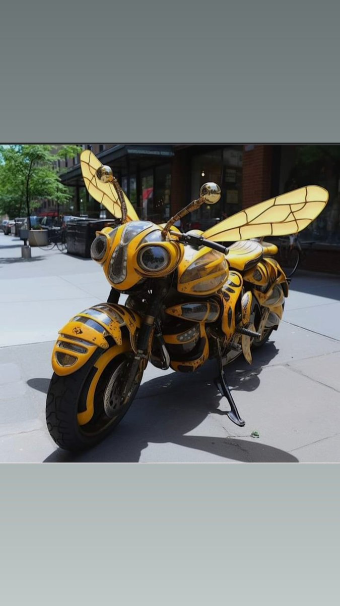 #bees #ilovebees # 🐝  #motorcycles  #crazymotorcycles #bumblebee #TheCanukGypsy 💋 🍁  #unusualthings #motorcyclephotography #motorcyclesoffacebook #bumblebeethings #motorcyclelife