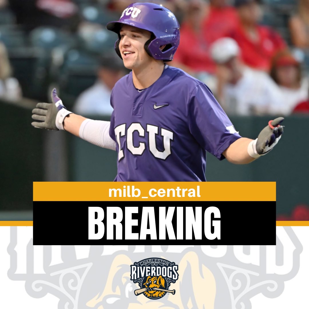 milb_central's tweet photo. The Tampa Bay Rays have added Brayden Taylor to the Charleston RiverDogs roster. https://t.co/No3PZaqM6O