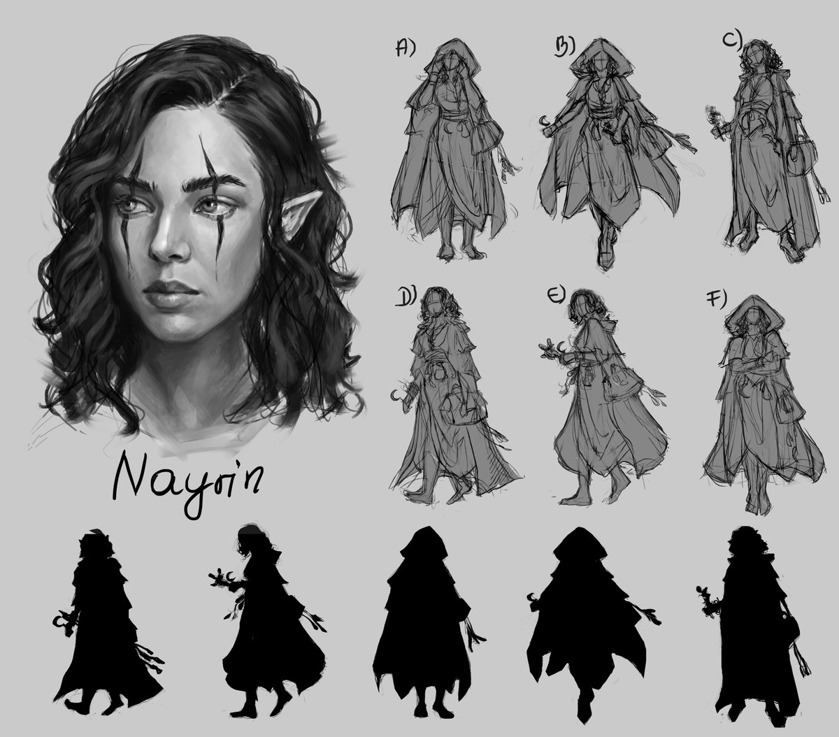eurephora's tweet photo. I'm working on the concept of my OC - Nayrin. Which pose do you like the most? Can you guess what her profession is?👀🧐 https://t.co/rpZcEB5Fh5