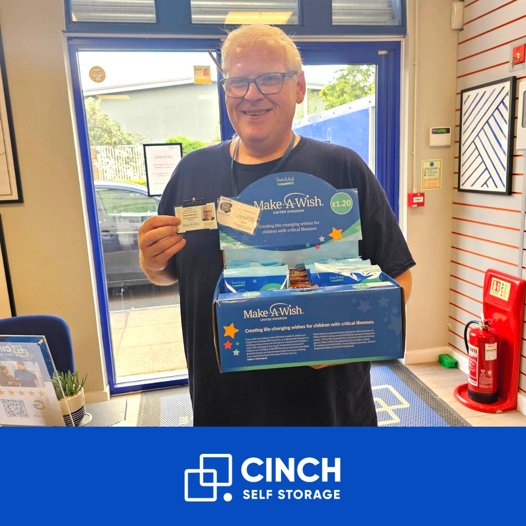 CinchStorage's tweet photo. Our #Letchworth store are proud to help Make A Wish foundation raise money to grant life-changing wishes for children with critical illnesses. All profits made through the sale of their sweet treats go to the charity 💙 @makeawishuk
#letchworth #makeawish #cinchstorage #lovest... https://t.co/IsSbVPLBiJ