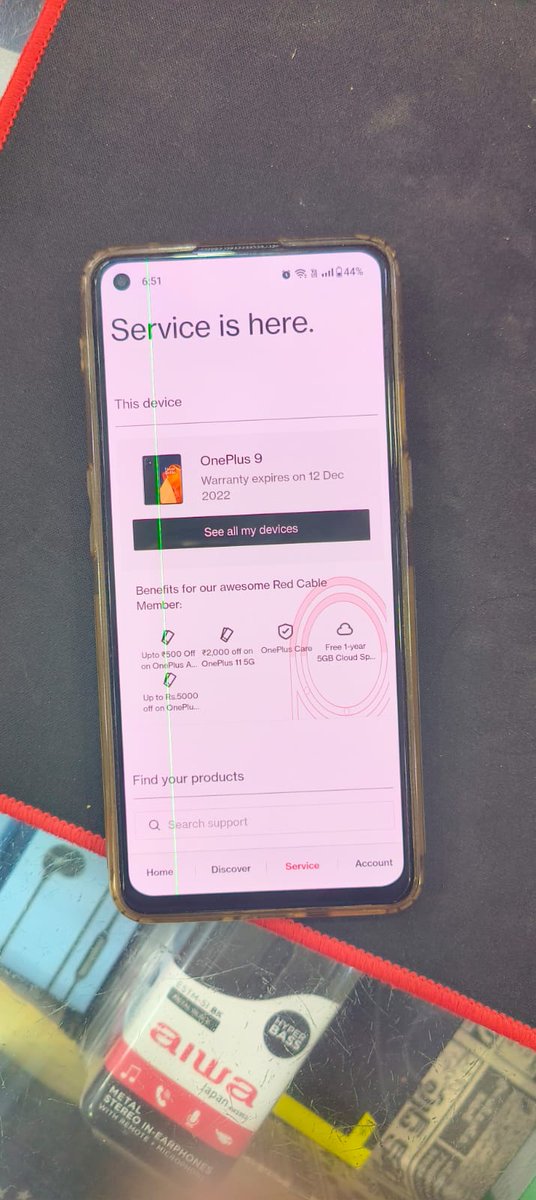 kslvk15580's tweet image. @OnePlus_IN 
Went to the nearest service centre
 They replied "There's no stock to change display"
OnePlus Toll:
They instructed some steps to do in OnePlus Store App. Sign in itself not happening in that app while raising "Request Service" option.
#banoneplus