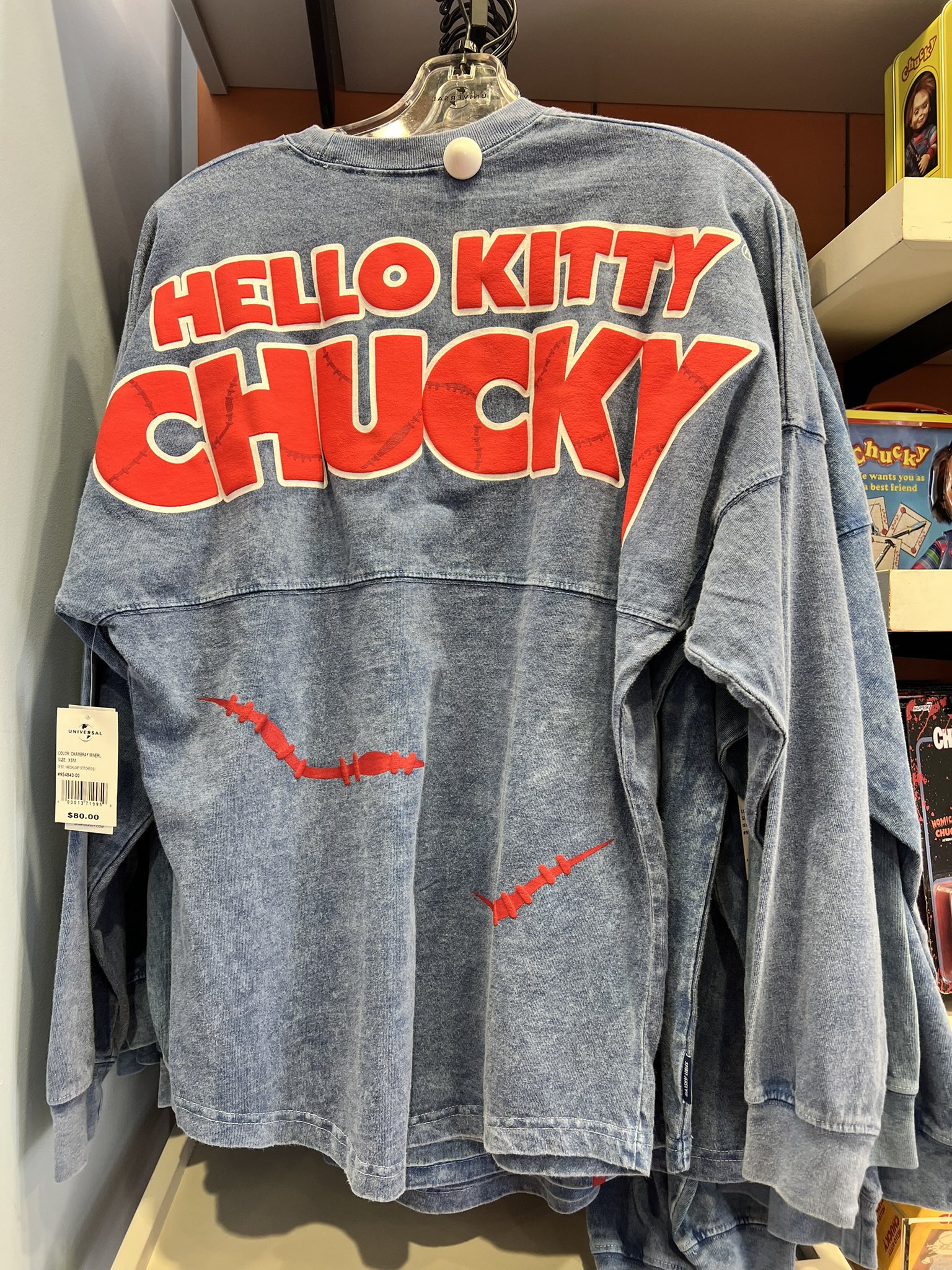 Inside Universal on X: Hello Kitty Chucky merch has arrived to Universal  Studios Florida. That's one heck of a tag team… @UniversalORL  @HorrorNightsORL  / X