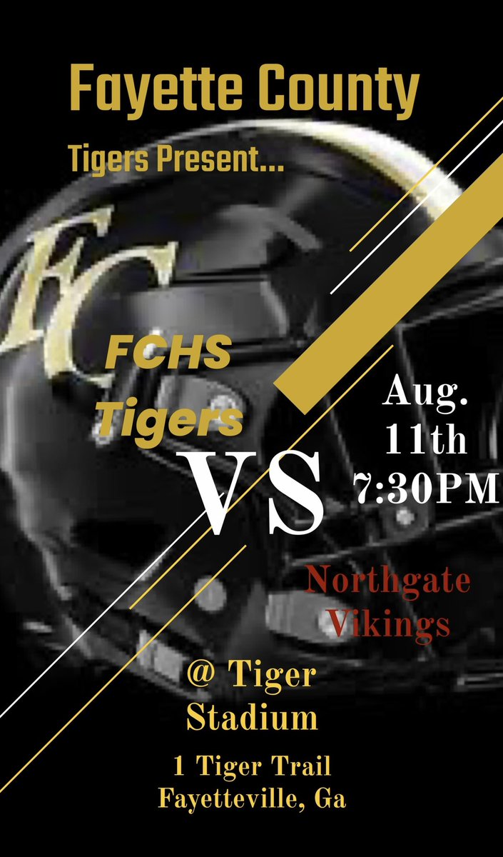 Don’t miss your 1st look at this years 2023 FCHS Tigers! #GTB <a href="/nickcoachd42/">Nick Davis</a> <a href="/FootballFayette/">Fayette County Football</a>