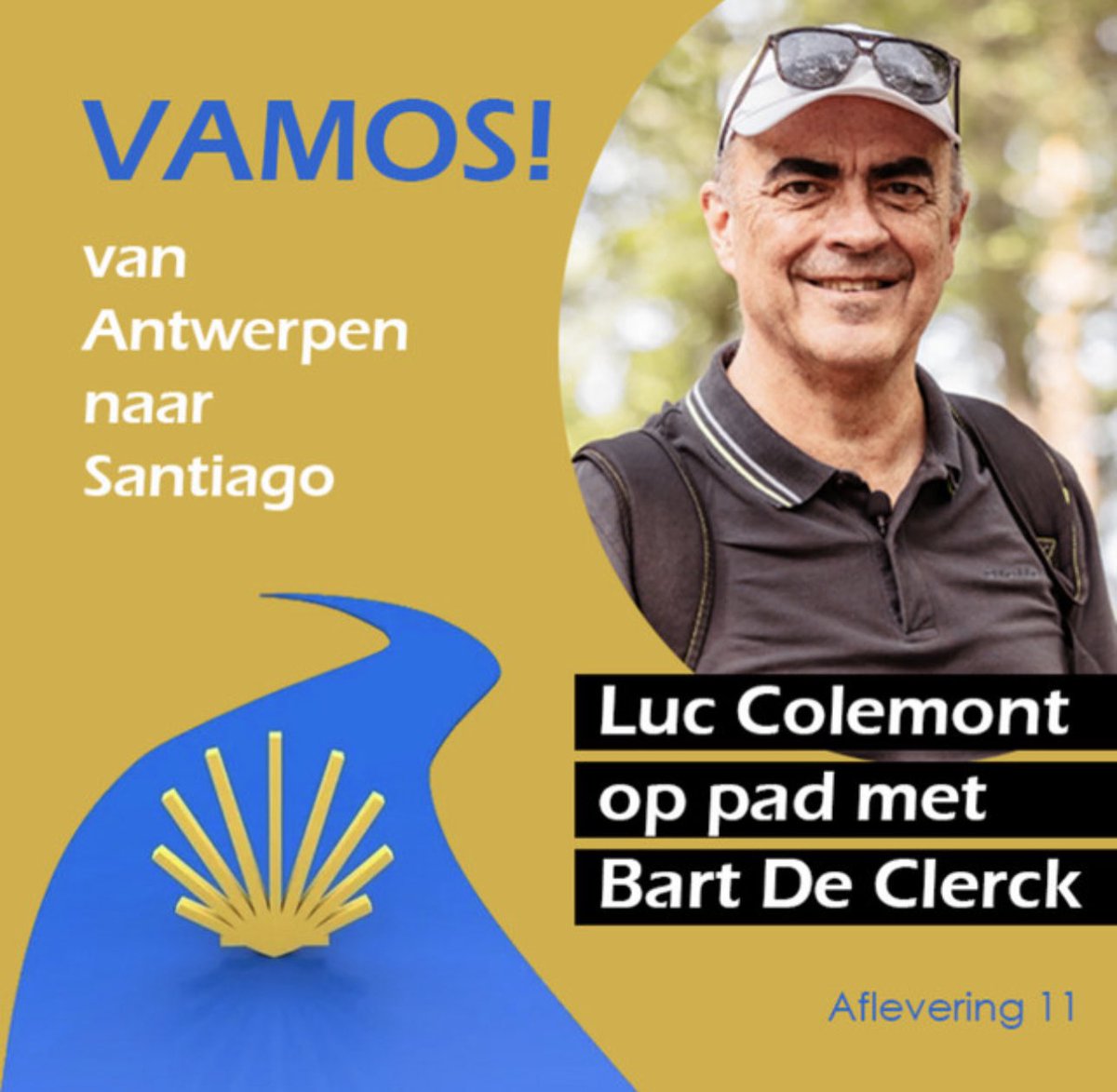 LucColemont's tweet photo. Ik mocht half juli 2 dagen meestappen met goede vriend @bartdecl 💙🚶🏻‍♂️🇫🇷 #AntwerpenSantiago 
We hadden voor 11de afl. “Vamos!” #podcast heel fijne babbels.🍀 Het ging echt niet alleen over @StopDarmkanker 😉

Dank @Bart_Debruyn voor mooie aflevering 🎧

▶️ https://t.co/xf2URj6GL5 https://t.co/CFuK4amOg8