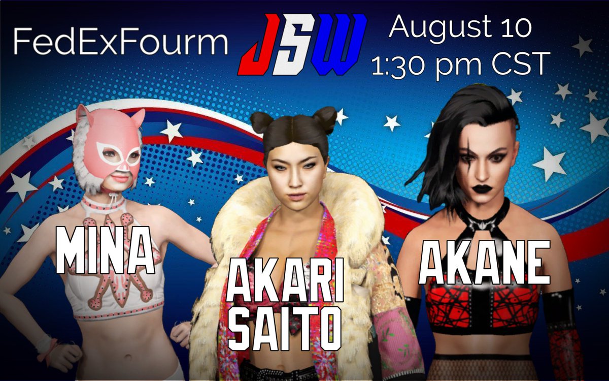 <a href="/AkariSaito74925/">Akari Saito</a> is back and she's in triple threat action as she faces fellow returning stars Mina and Akane. This is set to be one interesting 3-way dance