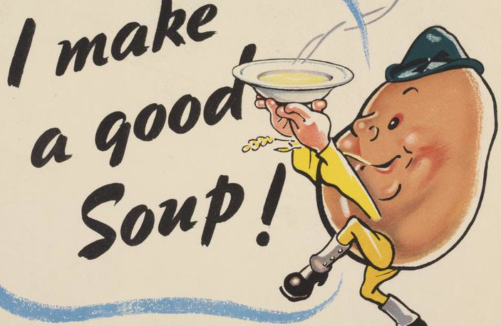 YorkArmyMuseum's tweet photo. The recipe from our mini #digforvictory garden this #wartimewednesday come from the Ministry for Food and is for Potato Soup.  @RHSSchools https://t.co/SimXvF8hJx