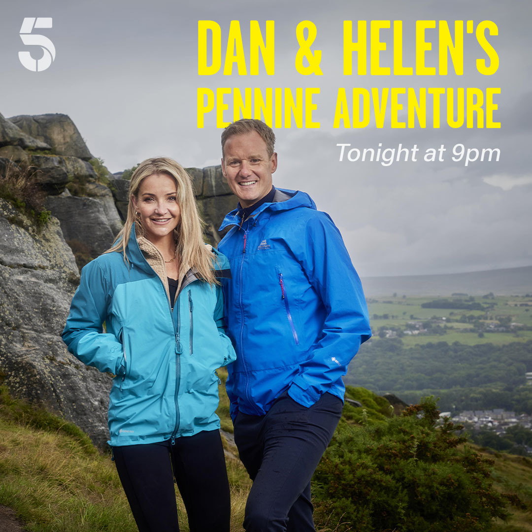 .@mrdanwalker and @HelenSkelton #PennineAdventure continues tonight at 9pm on @channel5_tv
📺 Watch the series so far on #My5 channel5.com/show/dan-helen…