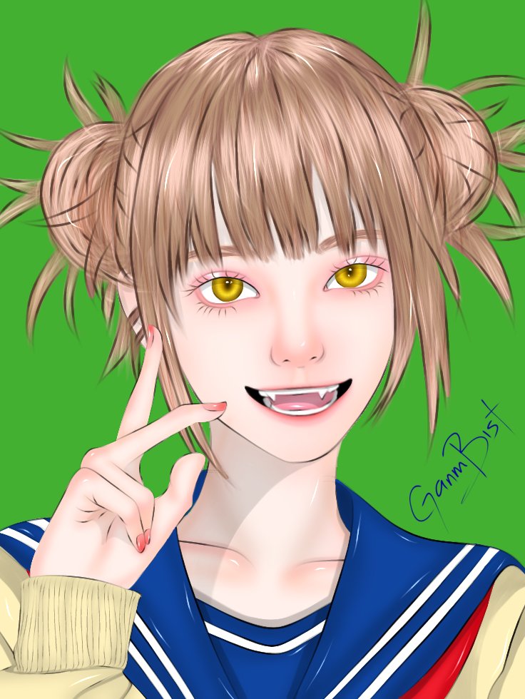 Ganmbist's tweet photo. Toga Himiko
My hero academia 
#digatalart #art #MyHeroAcademia #bokunohero #fanart #togachako #toga #HimikoToga #semirealistic #draw #ibispaint https://t.co/Wr3xMzs5Us