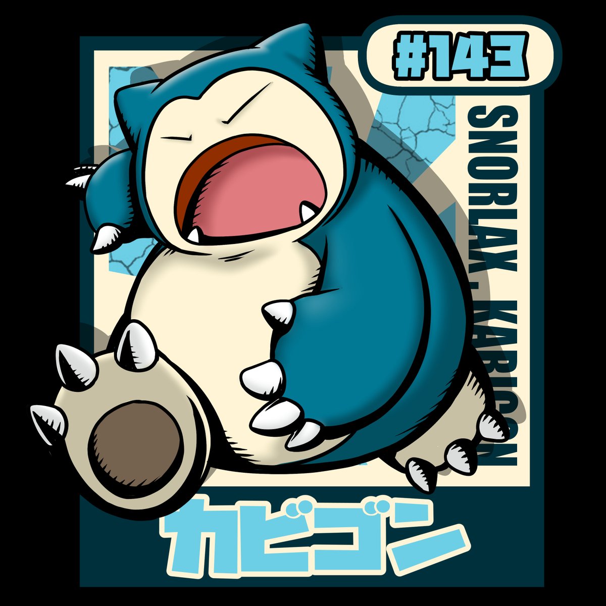 Ldstudio88's tweet photo. #Pokemon #PokemonTCG  #PokemonGO #ポケモン #イーブイ #snorlax #カビゴン #カビゴン爆睡中 https://t.co/FGCCzloOP9