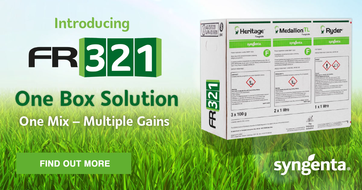 FR321 | One mix - multiple gains.

FR321 provides the optimum tank-mix combination and rates for when you need the powerful balance of contact and systemic fungicide activity in one application – plus the colour and quality advantage of Ryder turf pigment.

More info: