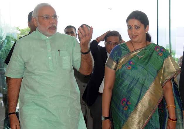 DrNimoYadav's tweet photo. She is Smriti Irani, Women & Child development minister.

She has claimed that Rahul Gandhi blew  a flying kiss towards her before leaving the parliament.

Now everyone in this country will show Rahul Gandhi as a culprit without asking for proofs.

This is what men have to suffer in this country.

That’s why we need National council of men’s affairs.

More power to your Rahul, everyone knows they are afraid of you.