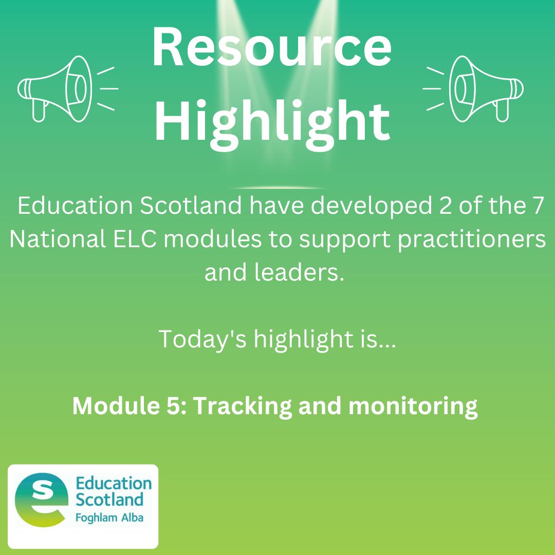 Module 5: Tracking and monitoring, along with the other modules, can be found on the SSSC Learning zone which can be  accessed here: lms.learn.sssc.uk.com/course/index.p… #TeamELC