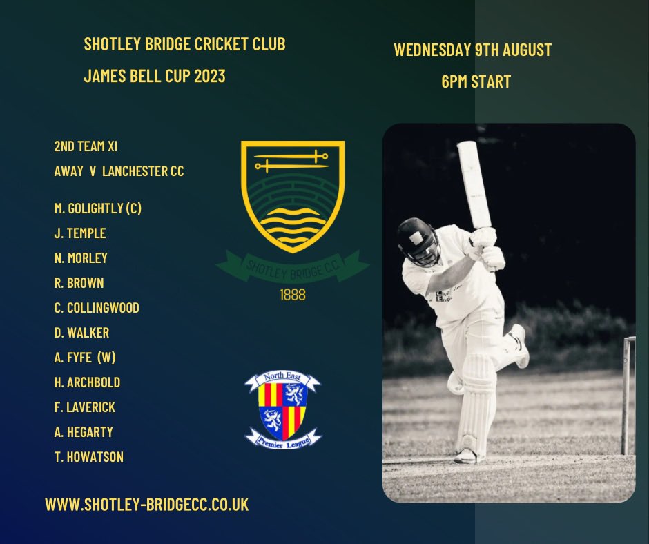 Shotley Bridge CC tweet media