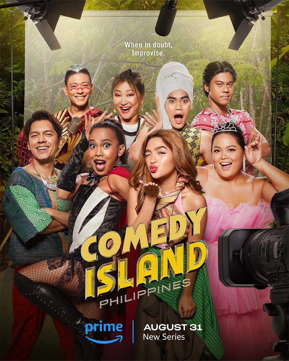 AwraBriguelaaa's tweet photo. Ready na kami for #ComedylslandPH! August 31, only on Prime Video. ✨🪸🐚🫧🌊🪵🌴 https://t.co/SZJybTIuID