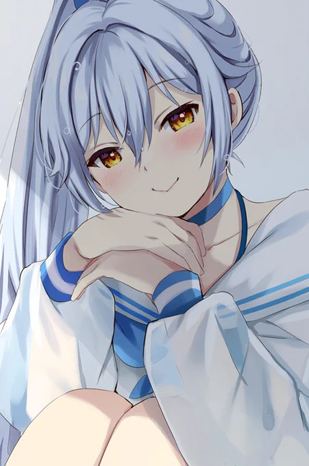 たまきちゃんののりプロサマー水着の超ロングポニテが最高だったって話がしたいんですけど…(ここからオタク特有の早口長詠唱) #たまきあーと #のりプロサマー