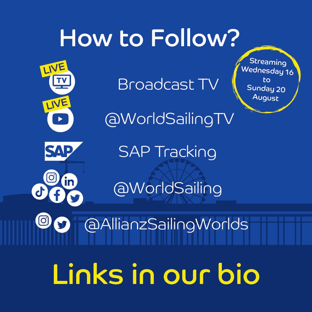 World Sailing πβ΅οΈ (@worldsailing) on Twitter photo Mini Event Guide on how to follow the <a href="/allianzsailing/">Allianz Sailing Worlds</a> World Championships π‘β΅οΈ
#GetReadyForTheBest #AllianzSWC23TheHague Mini Event Guide on how to follow the <a href="/allianzsailing/">Allianz Sailing Worlds</a> World Championships π‘β΅οΈ
#GetReadyForTheBest #AllianzSWC23TheHague