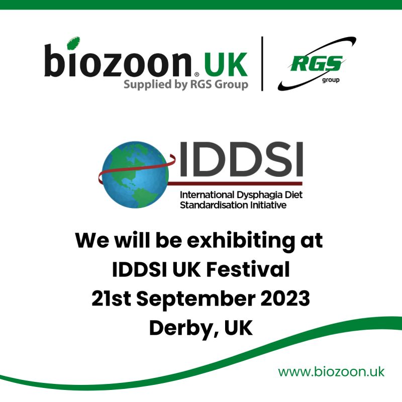 BiozoonUK's tweet photo. We are excited to announce we are exhibiting at the IDDSI UK Festival this year.
Visit us to find out more about our innovative products that will support #texturemodified meals.
We look forward to seeing you there.
#biozoonuk #airwithflavour #smoothbread #iddsi https://t.co/qPJ0XMRAHY