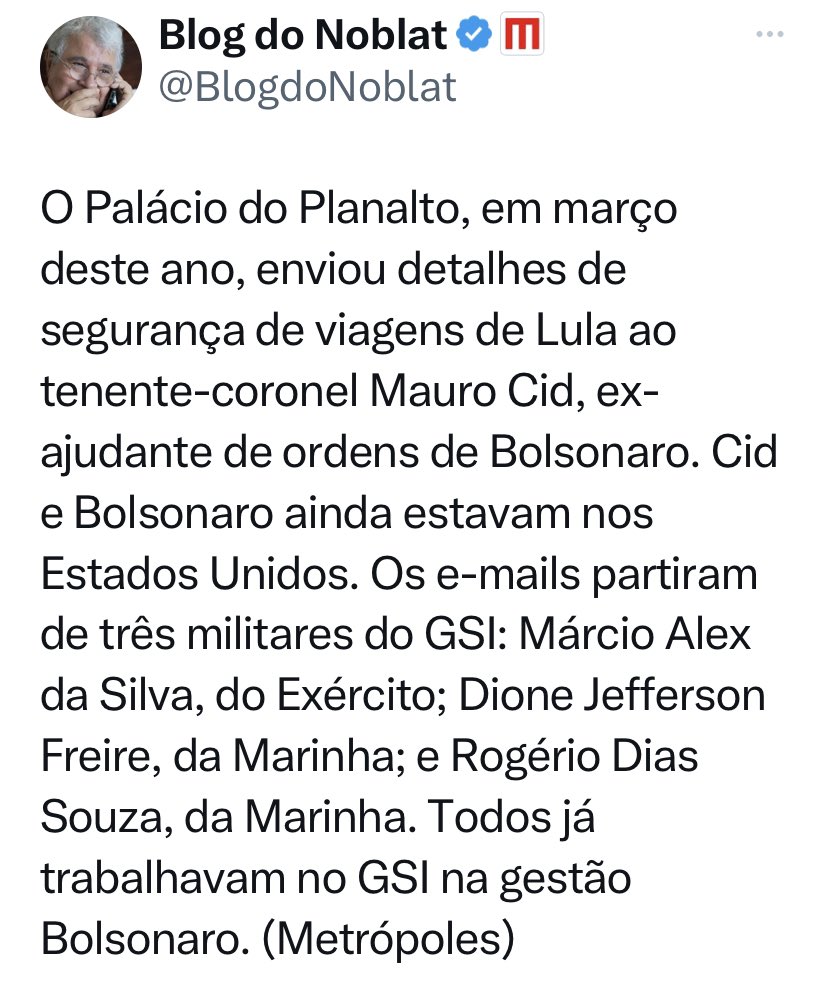 A partir desse único exemplo, é importante que se entenda de uma vez por todas: O GSI, eu sua atual configuração organizacional, é um “enclave fortificado” das cúpulas das Forças Armadas dentro da estrutura política de qualquer governo que assuma a presidência. Trabalha com…