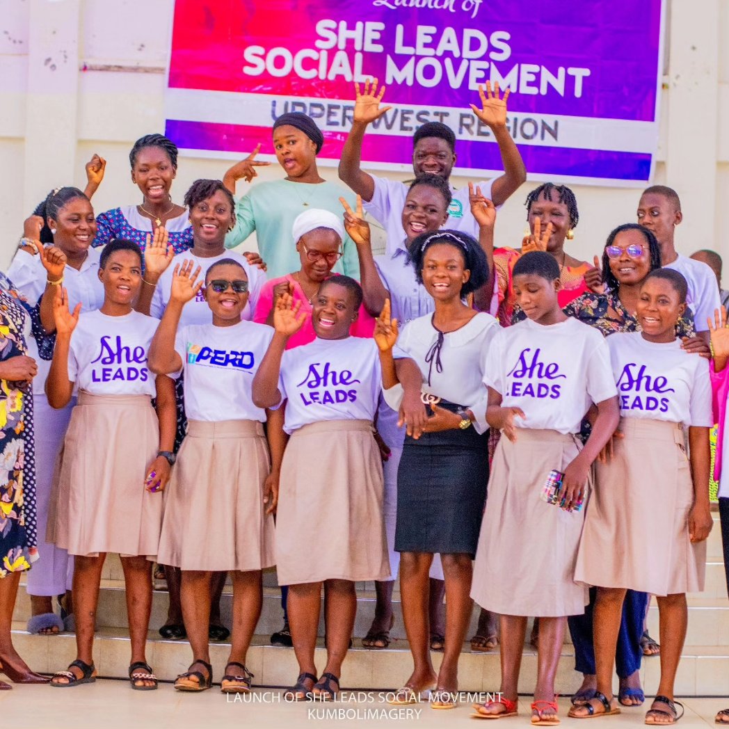 SheLeadsWeGain's tweet photo. The She Leads Social Movement Upper West Chapter was successfully launched on 29th July, 2023 at Wa Senior High Secondary Technical School.
🩷
💜
@CARDGHANA 
@SheLeadsWeGain https://t.co/4joJdtYd35