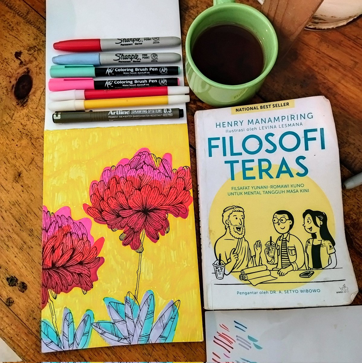 fuadfebrianto's tweet photo. Dududududu... 
#fuart18

#draw #drawing #gambar #ngegambar #flower #flowers  #bunga #art #drawingart https://t.co/PJkWSet6gb