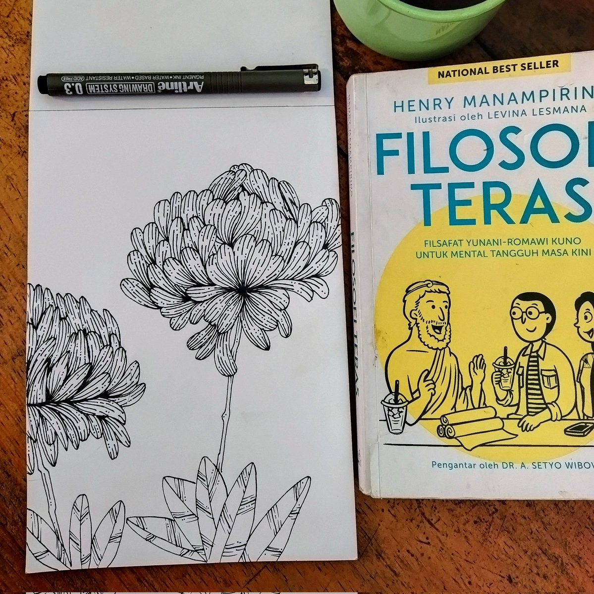 fuadfebrianto's tweet photo. Dududududu... 
#fuart18

#draw #drawing #gambar #ngegambar #flower #flowers  #bunga #art #drawingart https://t.co/PJkWSet6gb