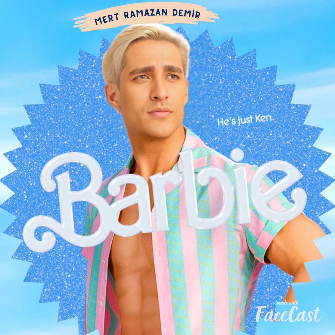 FacecastApp's tweet photo. #Barbie Türkiye’nin Ken’i @mertramazandem olabilir mi? https://t.co/MwVsnBsbD6