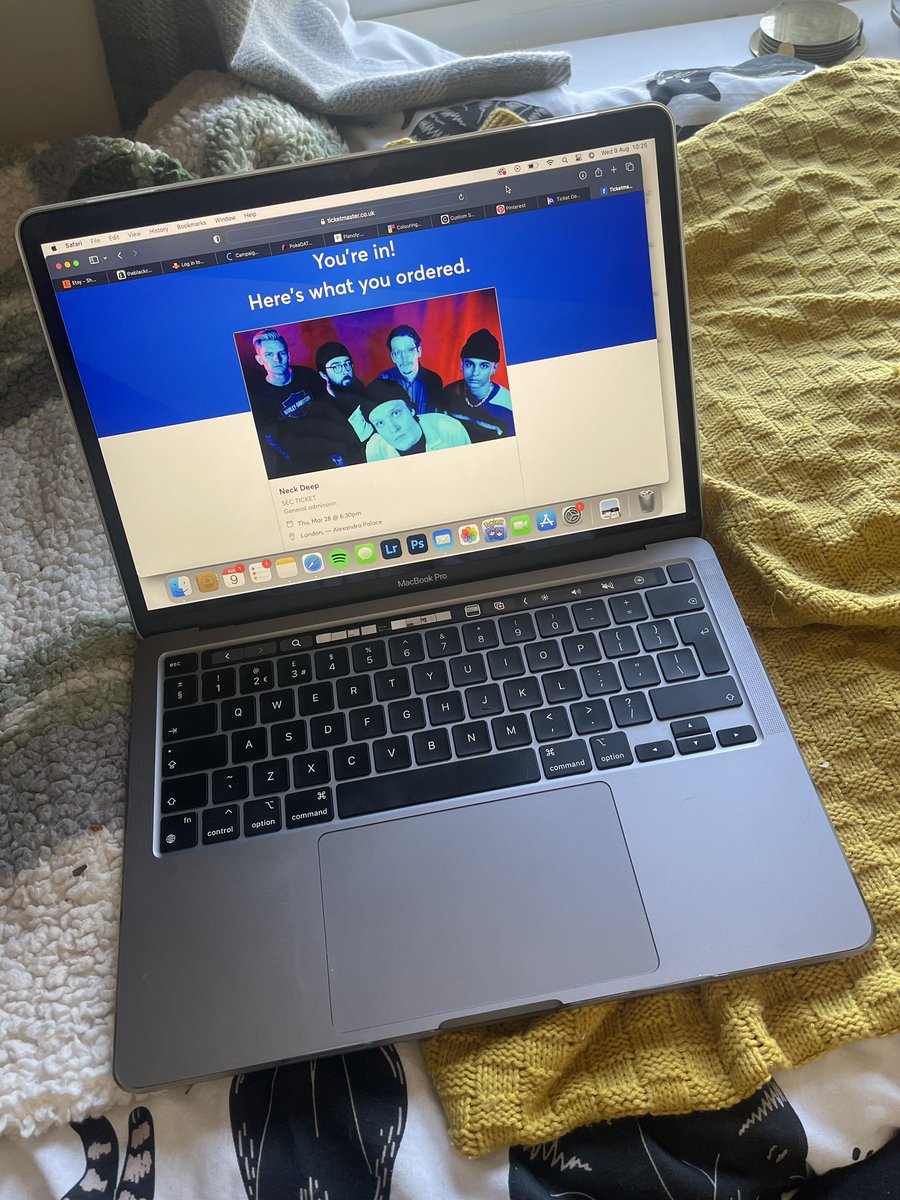 Oops, fingers slipped and bought Neck Deep tickets