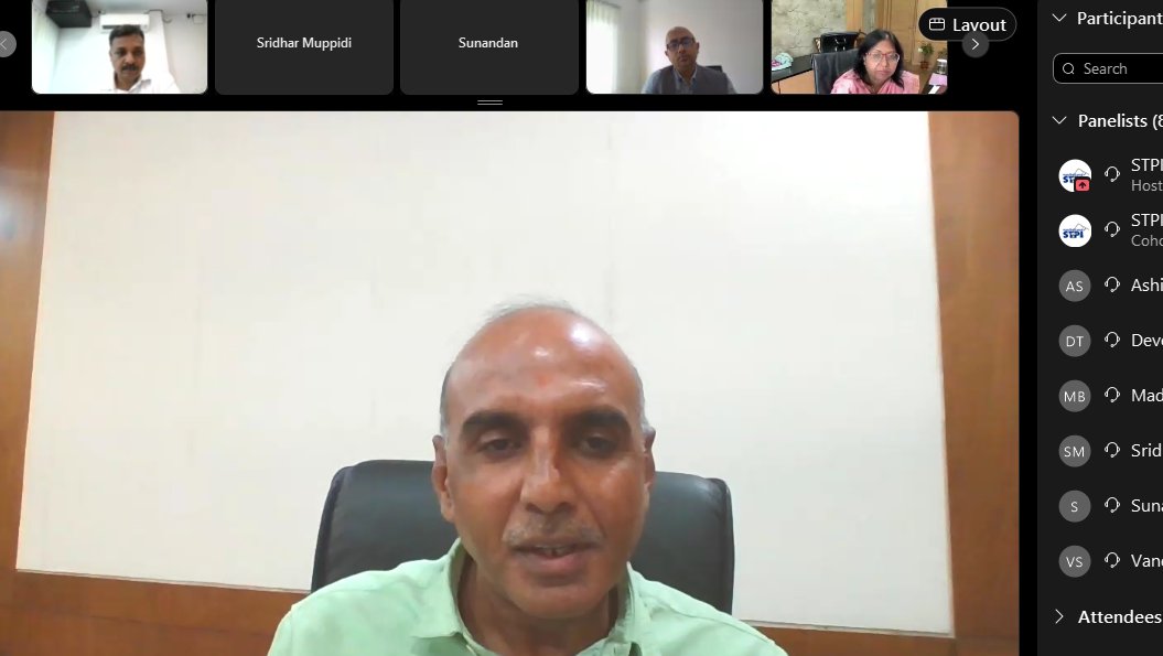 stpiguwahati's tweet photo. Shri Devesh Tyagi, Sr. Director #STPIINDIA said "India is the third largest #tech #start-up ecosystem globally" while addressing the launch of OCP of #STPIOctaNE #GrowWithSTPI #STPICoE.
@arvindtw https://t.co/TvI8jSVRPq