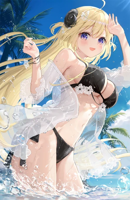 水着わためちゃん #つのまきあーと