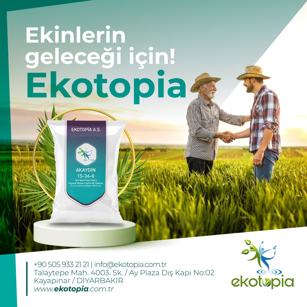 Ekotopia_AS's tweet photo. Ekinlerin geleceği için tek adres EKOTOPİA...

🌐 https://t.co/zUoxne9BA8
☎️ +90 505 933 21 21

#gübre
#doğalgübre
#tarım
#diyarbakır 
#akıllıgübre
#ekolojiktarım
#ekonomiktarım
#granülgübre https://t.co/uQbg3Mwqkl