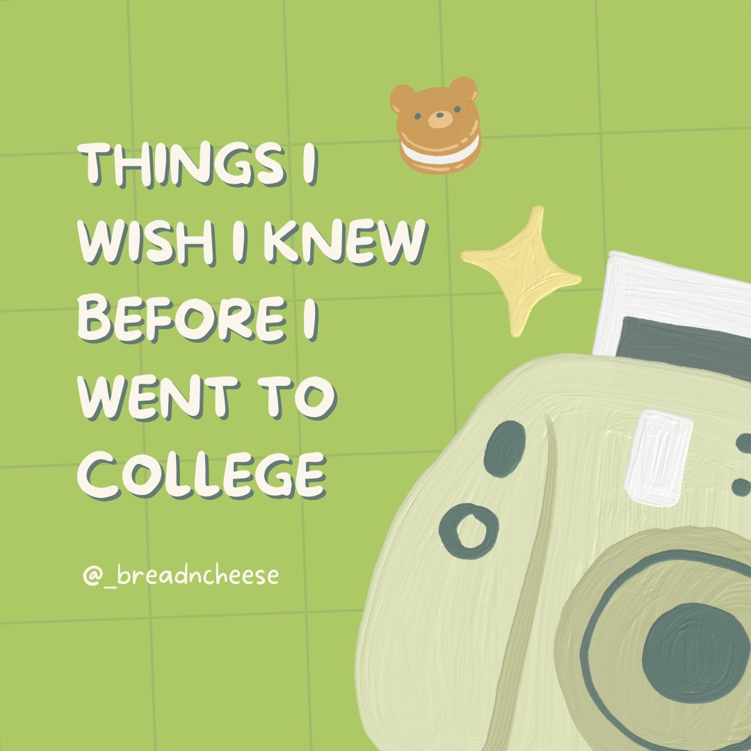 since it's back to school szn, here are things i wish i knew before i went to college 😭 don't be ignorant like me